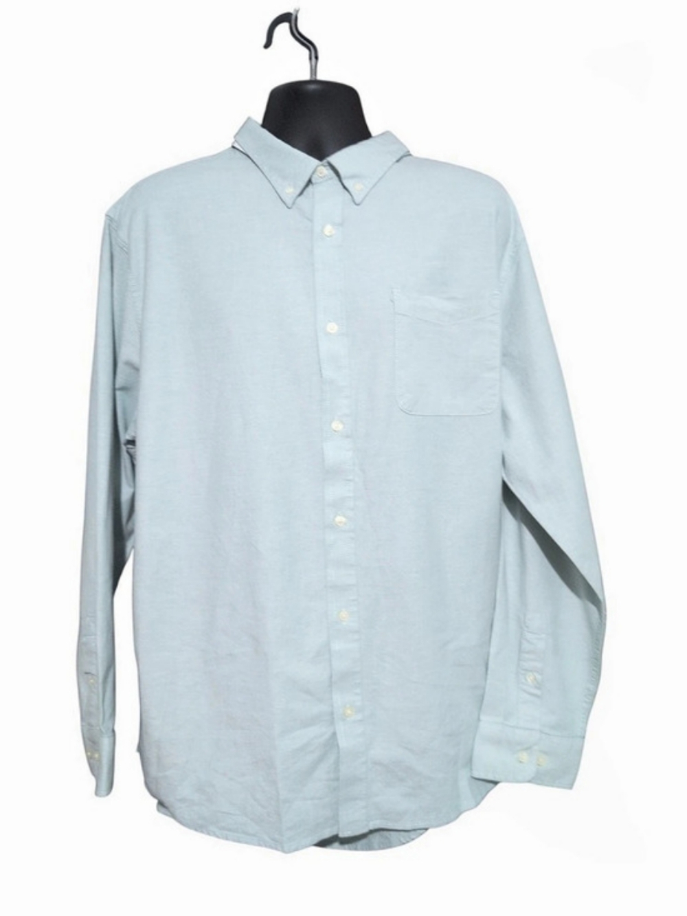 Free Assembly Long Sleeve Shirt Cotton Button Down Shirt in Blue 2XL NWT